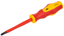 IEK Отвертка диэлектрическая PH/SL2х100 К3 ARMA2L 3 (A2L3-SC30-K3-HS-20-100)