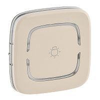 LEGRAND Valena ALLURE MyHome Лицевая панель для механизмов BUS/SCS С символом Освещение 2 модуля Слоновая к (755383 )