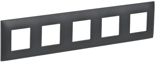 IEK SKANDY Рамка 5-местная SK-F05T титан  (SK-M52-K48)