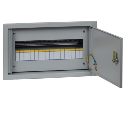 EKF Щит распределительный встраиваемый ЩРв-18 с замком IP30 1х18 (mb11-18m) фото 2