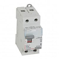 LEGRAND Выключатель дифференциального тока  (УЗО) DX3 2П 80А 30мА-А (411557 )
