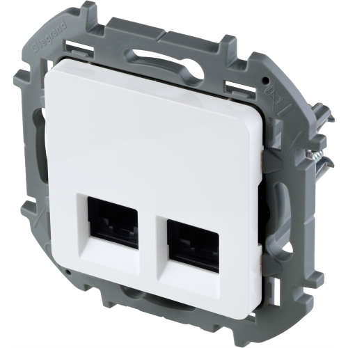 LEGRAND INSPIRIA Информационная розетка RJ 45 - категория 6 - UTP -  - слоновая кость (673840) фото 5