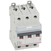 LEGRAND Выключатель автоматический трехполюсный 3А B DX3 10kА/16kА (408986 )