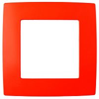 ЭРА Рамка на 1 пост, , красный, 12-5001-23 (Б0019388)