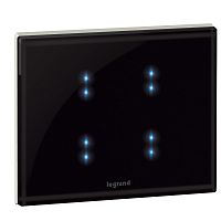 LEGRAND Celiane Устройство управляющее сенсорное многофункциональное смальта графит (067245 )