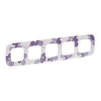 LEGRAND Valena ALLURE Рамка 5 постов флора универсальная (754365 )