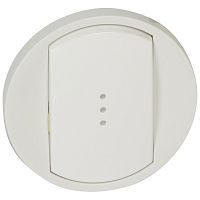 LEGRAND Celiane Лицевая панель для выключателя с подсветкой белая (68003 )