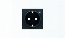 ABB Накладка для розетки SCHUKO с линзой для контрольной подсветки SKY черный бархат  (8588.8 NS)  (2CLA858880A1501)