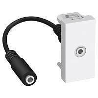 SCHNEIDER ELECTRIC Розетка аудио 3.5мм белая (ALB44371)