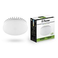 FERON Лампа светодиодная LED 15вт GX53 белый таблетка (LB-454) (25836)