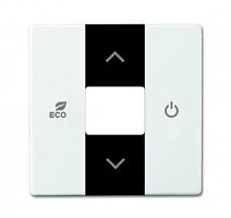 ABB Накладка терморегулятора free@home future белый  (CP-RTC-84)  (2CKA006220A0181)