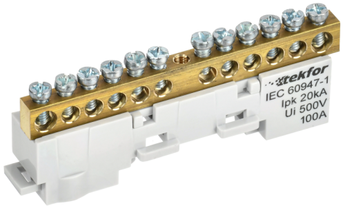 IEK TEKFOR Шина L фаза неизолированная на универсальном держателе 6х9-12-Ср (TF-NN10-12-DL-K03) IEK TEKFOR Шина L фаза неизолированная на универсальном держателе 6х9-12-Ср (TF-NN10-12-DL-K03)