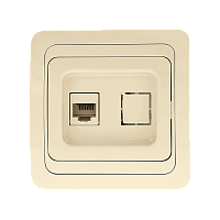 EKF Лондон Розетка телефонная Phone бежевая (EET01-034-20)
