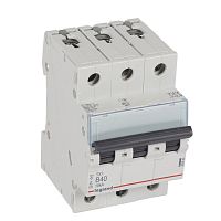 LEGRAND Выключатель автоматический трехполюсный 40А B TX3 6kA/10kA (403892 )