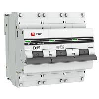 EKF Автоматический выключатель ВА 47-100 3P 25А  (D) 10kA  PROxima (mcb47100-3-25D-pro)