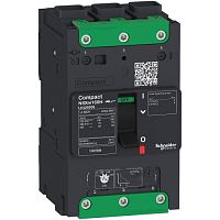 SCHNEIDER ELECTRIC Выключатель автоматический 4П NSXm 50kA Vigi 25A кабельный наконечник/шины (LV426785)