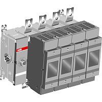 ABB Рубильник OS250D04FP до 250А 4П предохранитель 0 или 1  (нет в комплекте) (1SCA022726R8620)