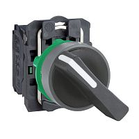 SCHNEIDER ELECTRIC Переключатель 22мм, 2 позиции, удлиненная ручка, заподлицо, 1НО, пластик C0 (XB5AJ21C0)