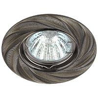 ЭРА Светильник  литой MR16,12V/220V, 50W бронза  (100/2400)  (Б0021509)