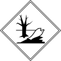 EKF Знак ''Вещество опасное для окружающей среды'' 250х250 мм, пленка самоклеящаяся (an-7-01)