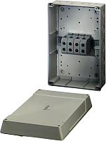 HENSEL Коробка клеммная 4-полюсная 16-50 кв.мм 310х210х116 IP55/IP65 серая (K 9504)