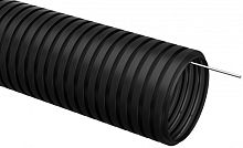 IEK Труба гофрированная ПНД 16 мм с протяжкой черная (100м) (CTG20-16-K02-100-1)