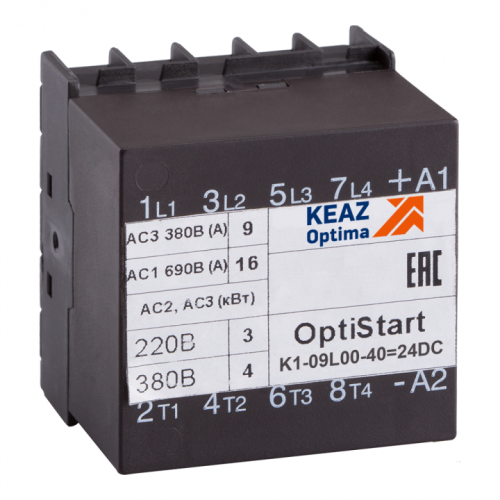 KEAZ Мини-контактор OptiStart K1-09L00-40=24DC (117367)
