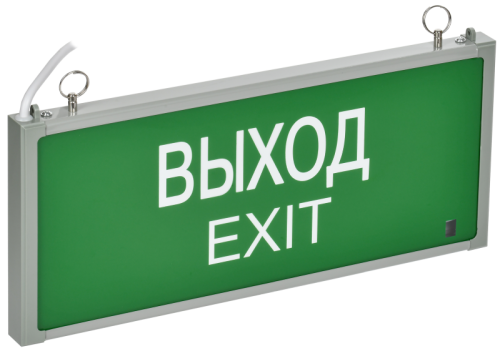 IEK Светильник аварийный ССА101 1,5ч односторонний ВЫХОД-EXIT IP20 GENERICA (LSSA0-101-D15-20-K03-G)