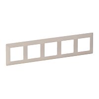 LEGRAND Valena LIFE Рамка 5 постов слоновая кость универсальная (754045 )