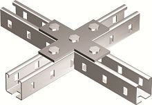 DKC Пластина соединитель X-образный горячеоцинкованный (BMD1041HDZ)