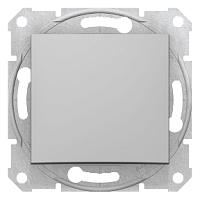 SCHNEIDER ELECTRIC Sedna Переключатель одноклавишный в рамку алюминий схема 6 (SDN0400160)