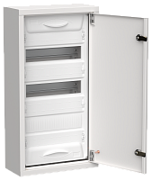 IEK TITAN 5 Корпус металлический ЩРн-36 (1х36) 585х310х140мм IP31 белый (одна дверь)  (TI5-50-N-036-31)