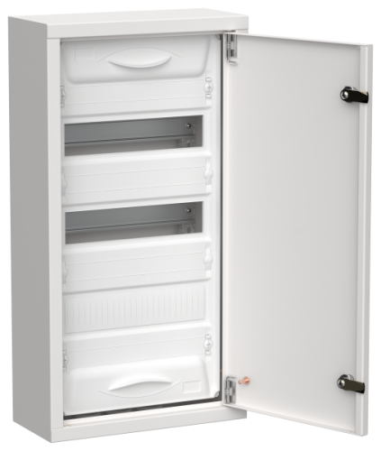 IEK TITAN 5 Корпус металлический ЩРн-36 (1х36) 585х310х140мм IP31 белый (одна дверь)  (TI5-50-N-036-31)