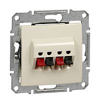 SCHNEIDER ELECTRIC Sedna АудиоРозетка двойная бежевая (SDN5400147)