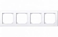 SCHNEIDER ELECTRIC Рамка монтажная 4 поста M-SMART белый (MTN478425)