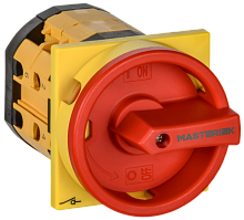 IEK Переключатель кулачковый закрытая рукоятка аварийная 16А схема 91 (MI-CS12-016-091)