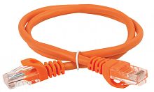 IEK Шнур коммутационный кат. 5Е UTP PVC 15м оранжевый (PC07-C5EU-15M)
