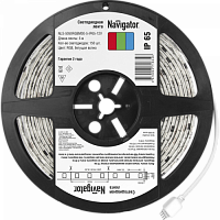 NAVIGATOR Лента светодиодная LEDх30/м 5м 5Вт/м 12В IP65 RGBM (71834 NLS-5050) (19499)