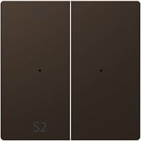 SCHNEIDER ELECTRIC Клавиша D-Life PlusLink 2-ная с S1/S2 пусто мокко SD (MTN5226-6052)