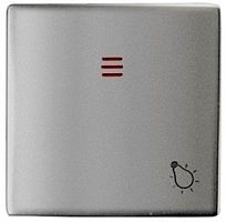 SIMON Клавиша с пиктограммой лампа для 75160-39, S82,82N алюминий (82016-33)