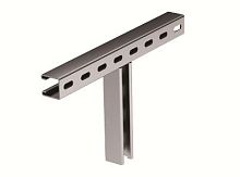 DKC T-образное крепление к вертикальной двутавровой балке, 200 мм, INOX 304 (IBMH3020C)