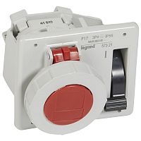 LEGRAND Розетка встраиваемая с блокировкой 16А 3К+З 380В IP67 (057321 )