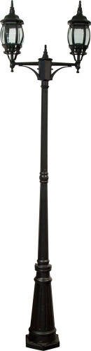 FERON Светильник 8114 2х100W 230V E27 2х(160х160)х2300мм черный (8114 чер.) (11213)