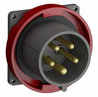 ABB Вилка с прямым фланцем Easy&Safe 432EBU6W 32A 3P+N+E IP67 9ч  (432EBU6W)  (2CMA101285R1000)
