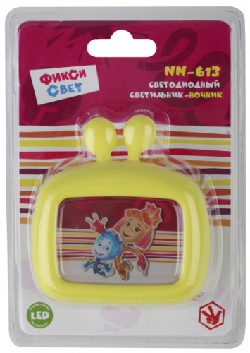 ЭРА Ночник NN-613-SW-Y желтый ФИКСИКИ  (6/72/432)  (Б0019137)