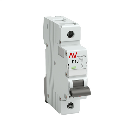 EKF Выключатель автоматический AV-10 1P 10A  (D) 10кА AVERES (mcb10-1-10D-av)