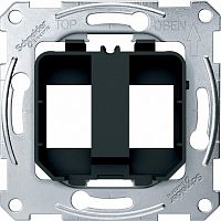 SCHNEIDER ELECTRIC Плата опорная для модулей штепсельного разъема черный (MTN4566-0003)