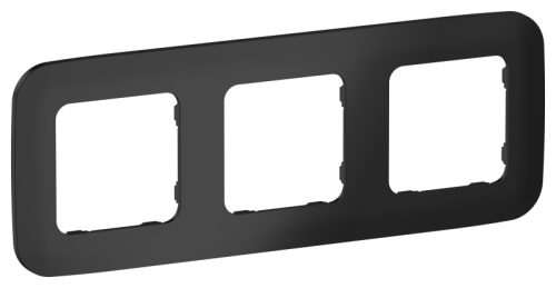 FLITE ARTISTIC Рамка 3-местная  черный (FI-M32-31-20-K02)