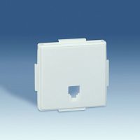 SIMON Накладка телефонной розетки, Scudo, белый (2705062-030)