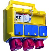 ABB Блок розеточный 32А IP44 переносной брызгозащищенный ВРС32  (BPC32)  (2CMA170268R1000)